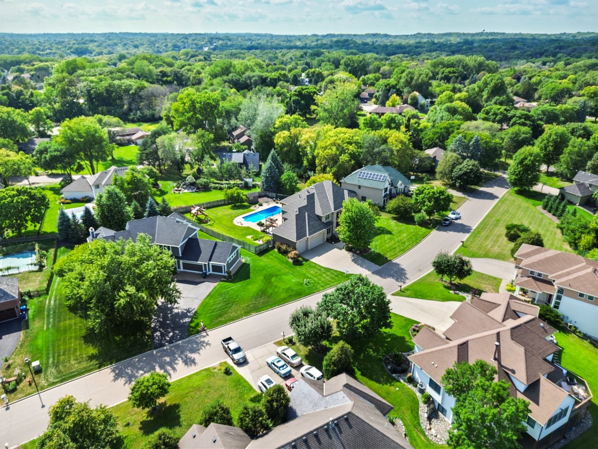 Drone listing photography