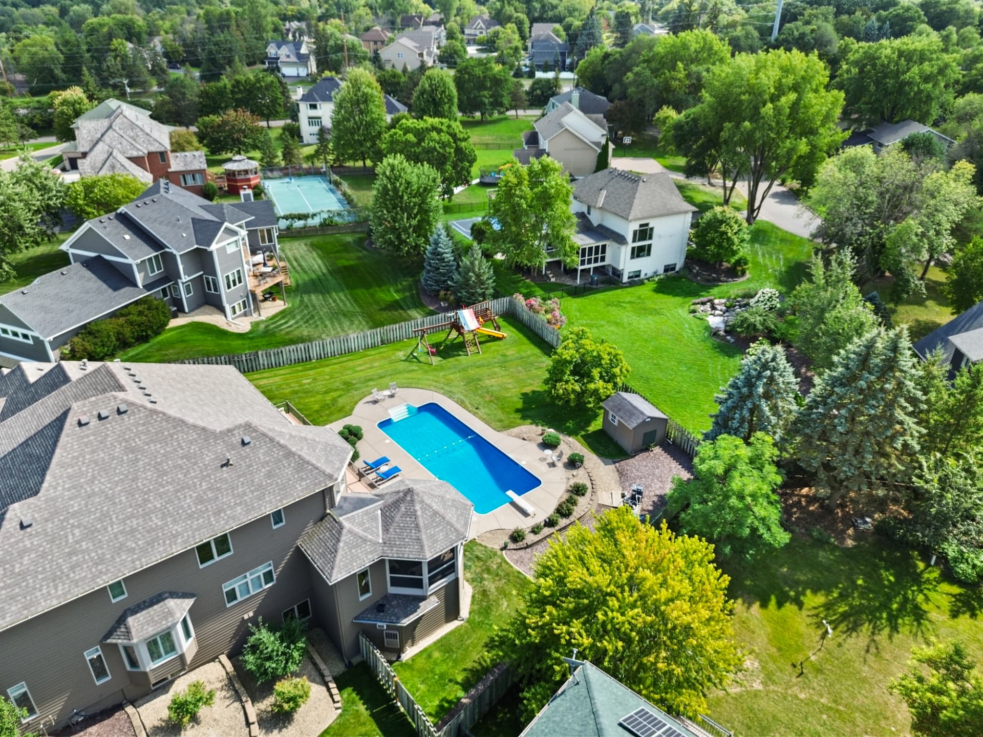 Drone listing photography