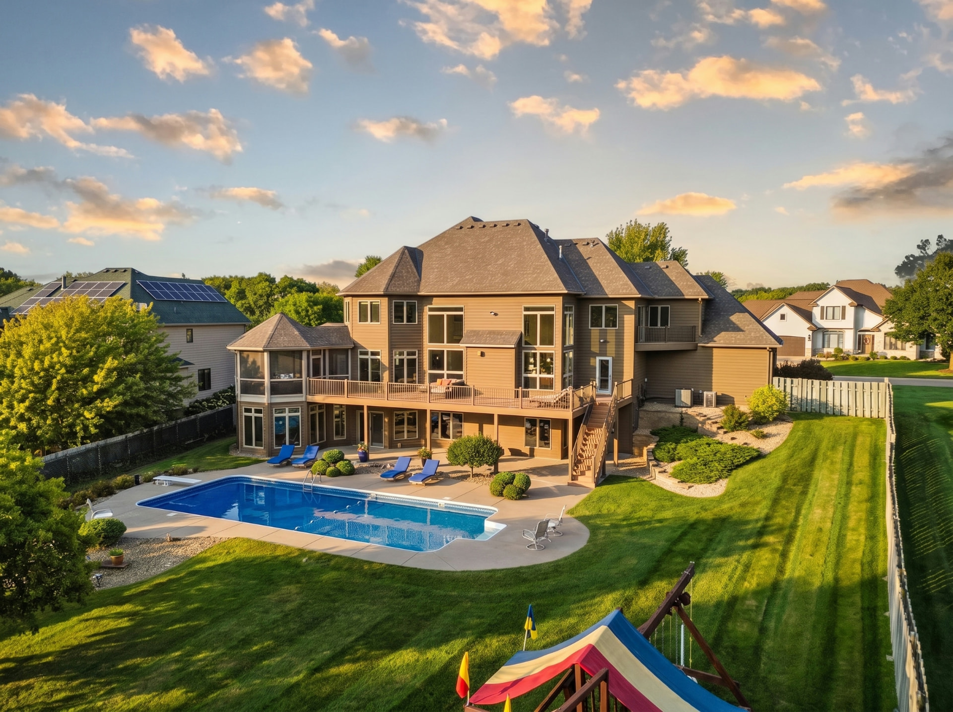 Drone listing photography